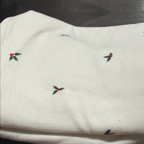 Auden White Pajama Set with Floral Accents - Picture 3 of 4